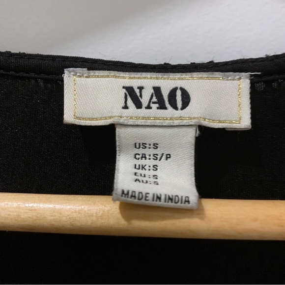 NAO Lace & Mesh Tiered Romantic Cocktail Dress - Picture 6 of 7